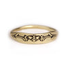 Bee in Flowers Signet Ring: Bronze / Size 7 - 54.4mm - Freshie & Zero Studio Shop