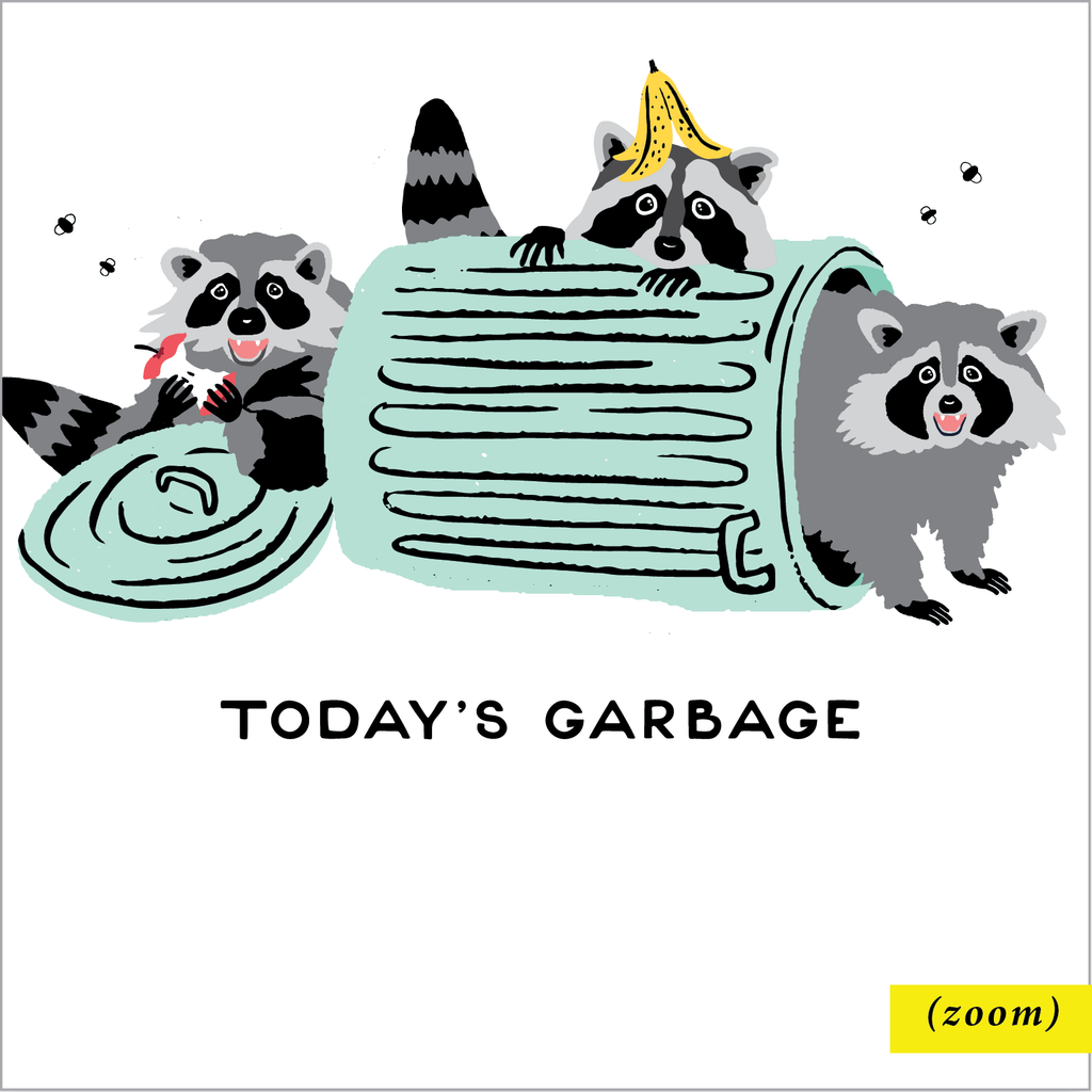 Garbage Raccoons Notepad - Freshie & Zero Studio Shop