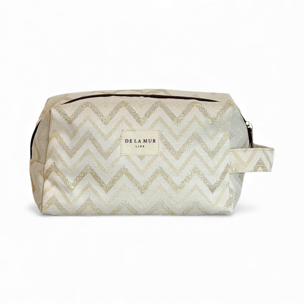 Squared Makeup Bag: Astro Gold Shimmer - Freshie & Zero Studio Shop