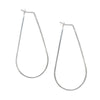 Minimal Hoop - Boho Teardrop - Freshie & Zero Studio Shop