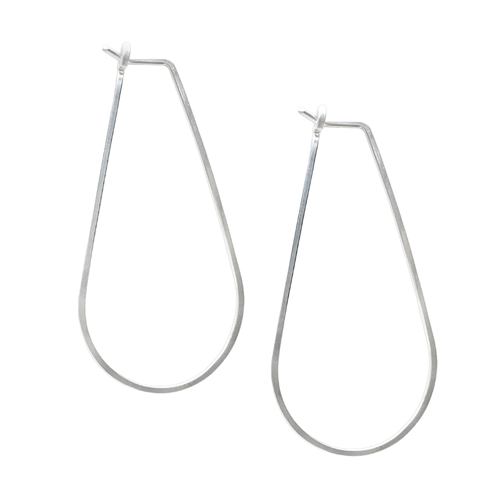 Minimal Hoop - Boho Teardrop - Freshie & Zero Studio Shop