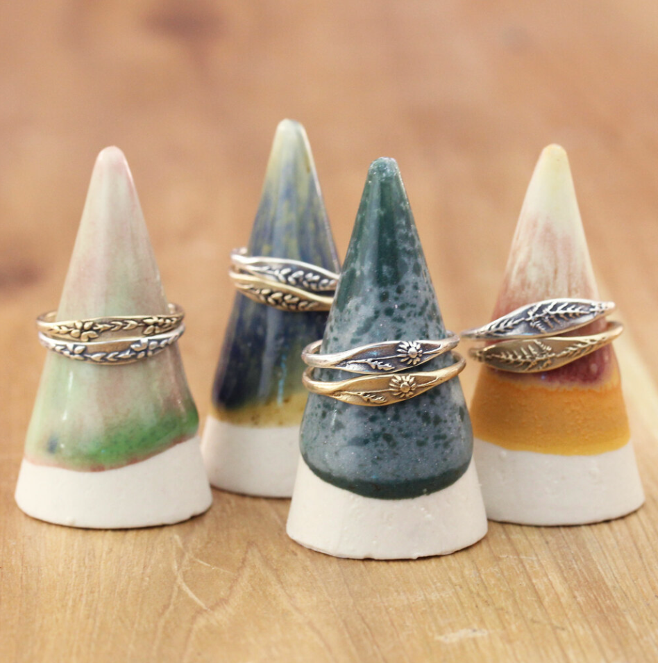 Fern ring: Bronze / Size 8- 57.0mm - Freshie & Zero Studio Shop
