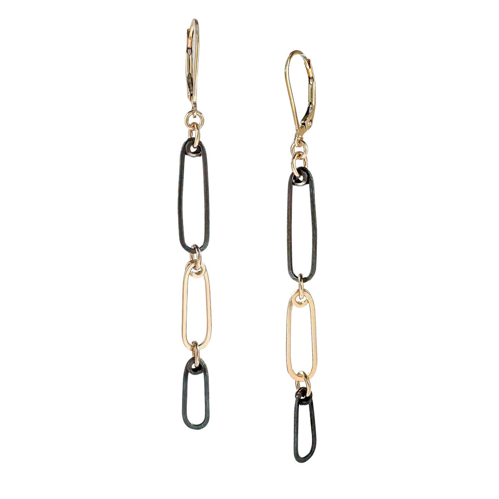 Gold + Ink Mini Reef Earrings - Freshie & Zero Studio Shop