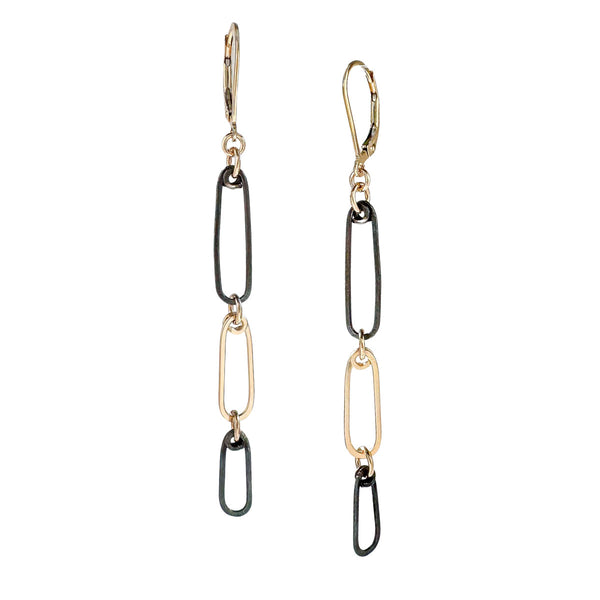 Gold + Ink Mini Reef Earrings - Freshie & Zero Studio Shop
