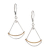 Golden Fan Earrings - Freshie & Zero Studio Shop