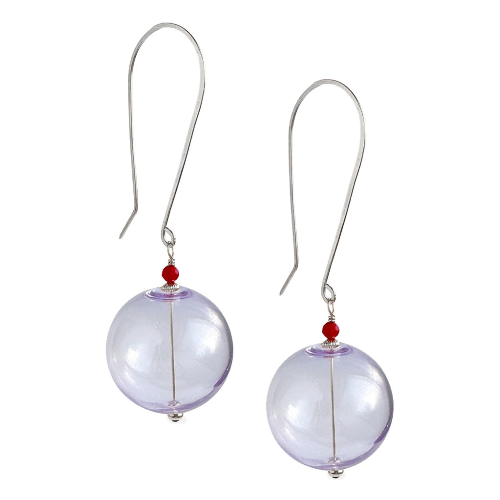 Atlas Orb Earrings - lilac - Freshie & Zero Studio Shop