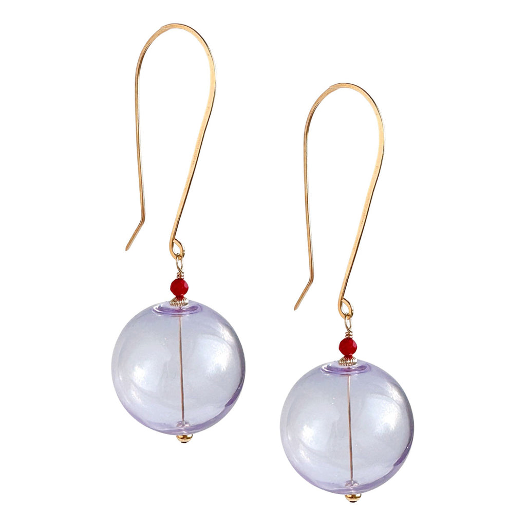 Atlas Orb Earrings - lilac - Freshie & Zero Studio Shop