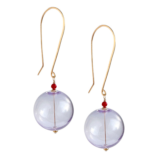 Atlas Orb Earrings - lilac - Freshie & Zero Studio Shop