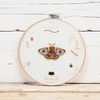 Learn Embroidery, Moth | Beginner - Freshie & Zero Studio Shop