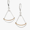 Golden Fan Earrings - Freshie & Zero Studio Shop