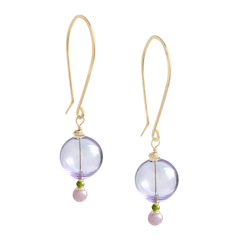 Medina Orb Earrings - lilac - Freshie & Zero Studio Shop