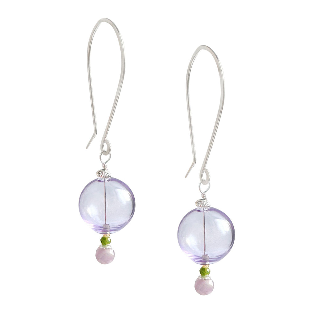 Medina Orb Earrings - lilac - Freshie & Zero Studio Shop