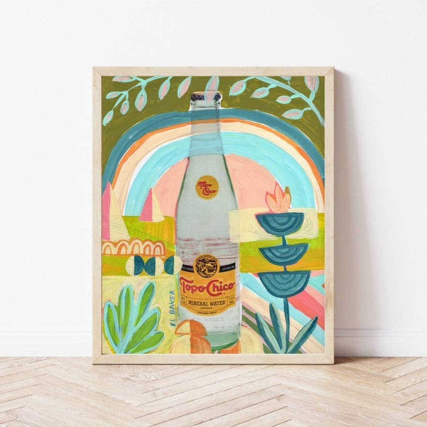 Topo Chico Print: 11x14 - Freshie & Zero Studio Shop