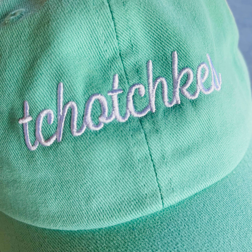 Tchotchkes Baseball Cap Unisex Dad Hat Jewish Yiddish - Freshie & Zero Studio Shop