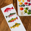 Gone Fishin' Temporary Tattoos: Yellow - Freshie & Zero Studio Shop