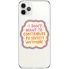 I don't want to Contribute to Society Vinyl Sticker - Freshie & Zero Studio Shop