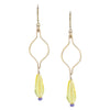 Ogee Drop Earrings - butter yellow - Freshie & Zero Studio Shop
