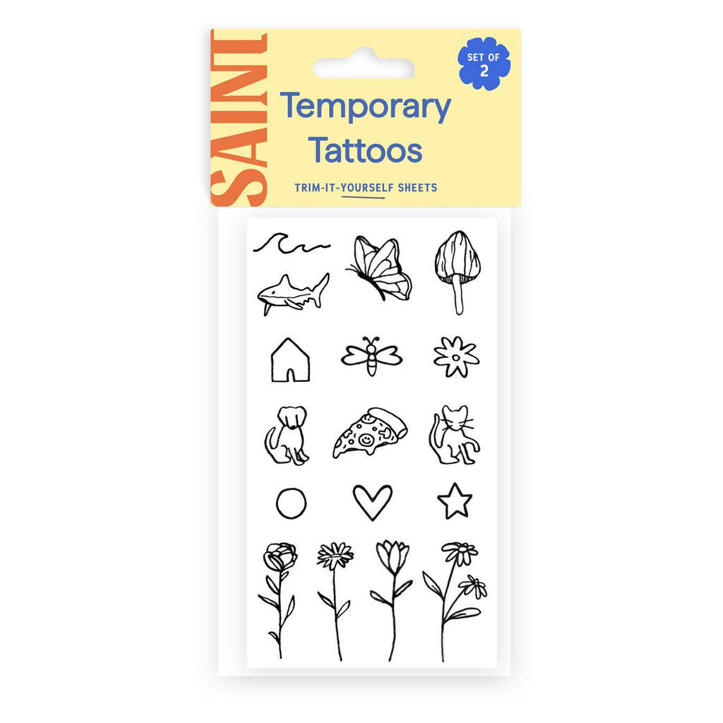 Tiny Tats Temporary Tattoos by Saint Tattoos - Freshie & Zero Studio Shop