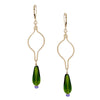 Ogee Drop Earrings - dill green - Freshie & Zero Studio Shop