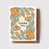 Thank You California Poppy Card - Freshie & Zero Studio Shop