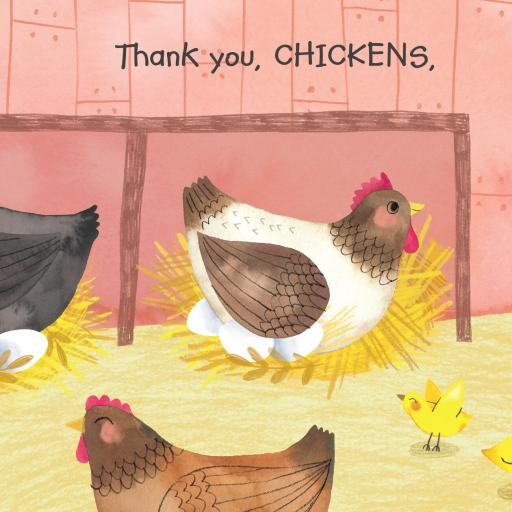 Thank You, Farm Baby Board Book - Freshie & Zero Studio Shop