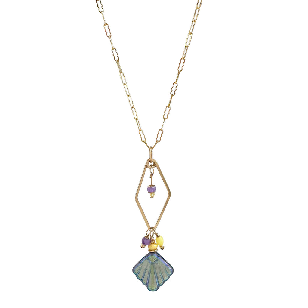 Golden Mirage Necklace - lilac purple - Freshie & Zero Studio Shop