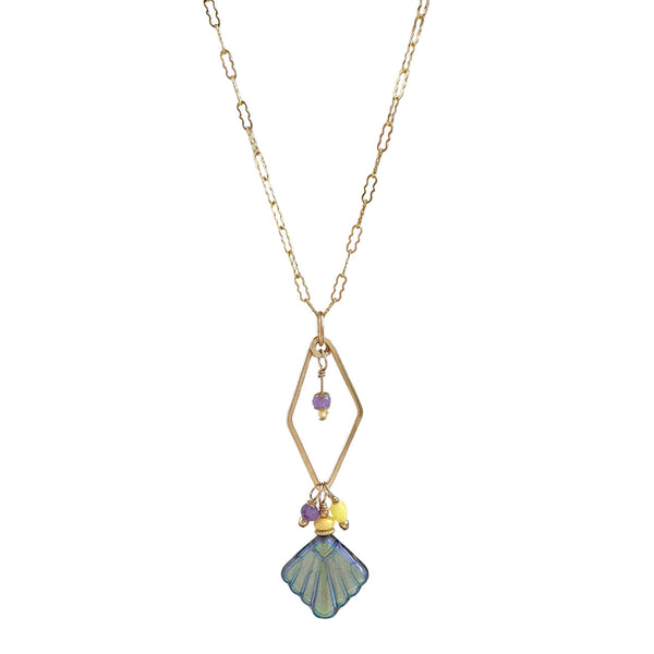Golden Mirage Necklace - lilac purple - Freshie & Zero Studio Shop