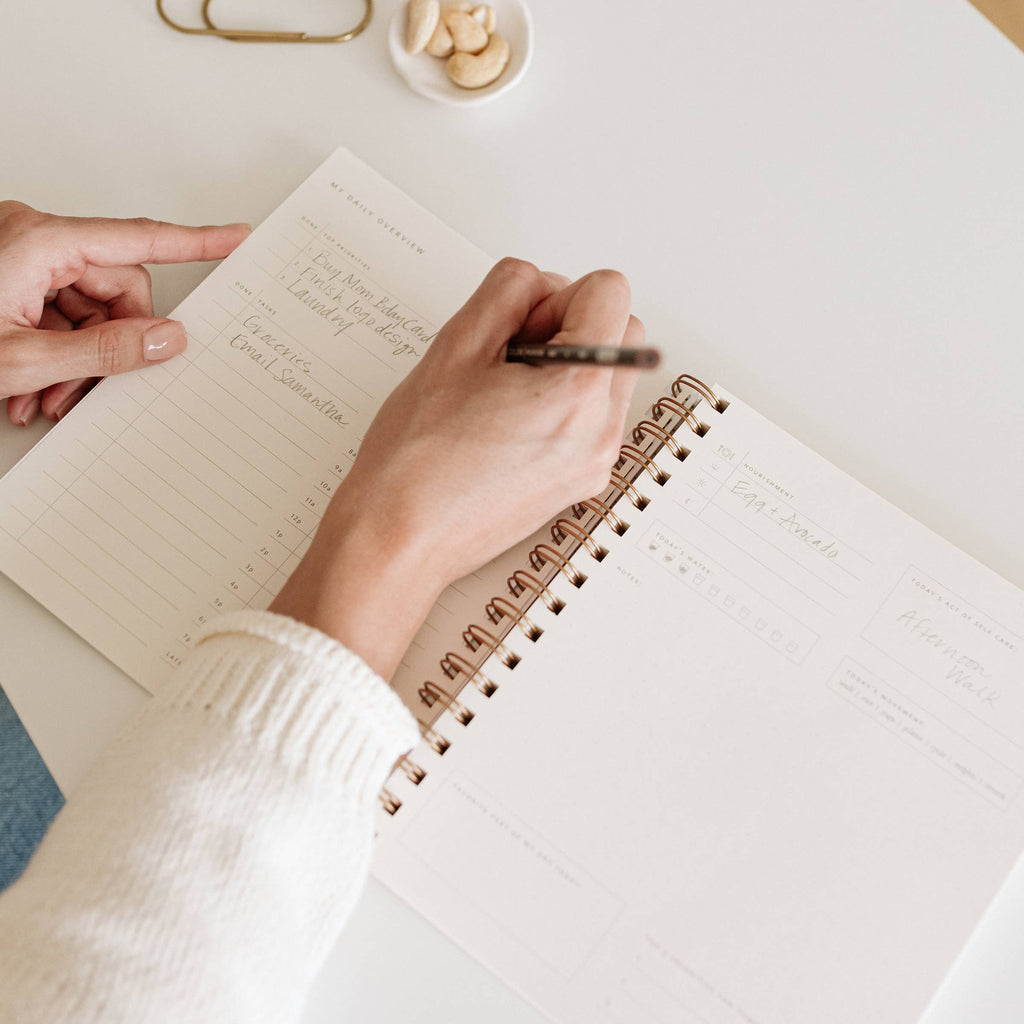 Undated Daily Overview Planner in Dotty - Freshie & Zero Studio Shop