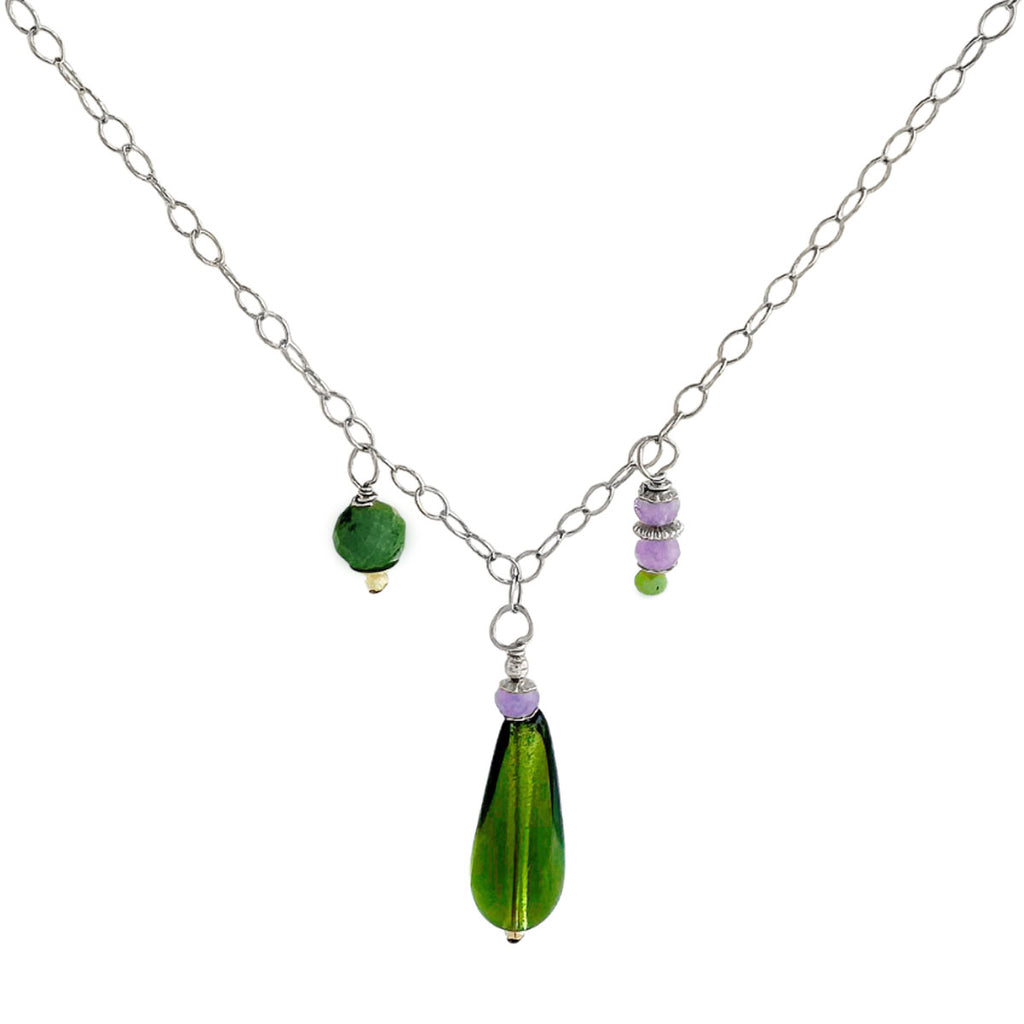 Oasis Necklace - Dill Green - Freshie & Zero Studio Shop