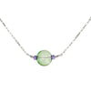 Orb Artisan Glass Necklace - green - Freshie & Zero Studio Shop