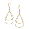 Double Fan Earrings - Freshie & Zero Studio Shop