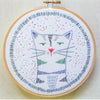 Nigel the Cat Embroidery Kit by Cozyblue - Freshie & Zero Studio Shop