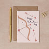 Cupid's Arrow Valentine's Day Greeting Card - Freshie & Zero Studio Shop