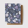 There Are No Words Violet Sympathy Card - Freshie & Zero Studio Shop