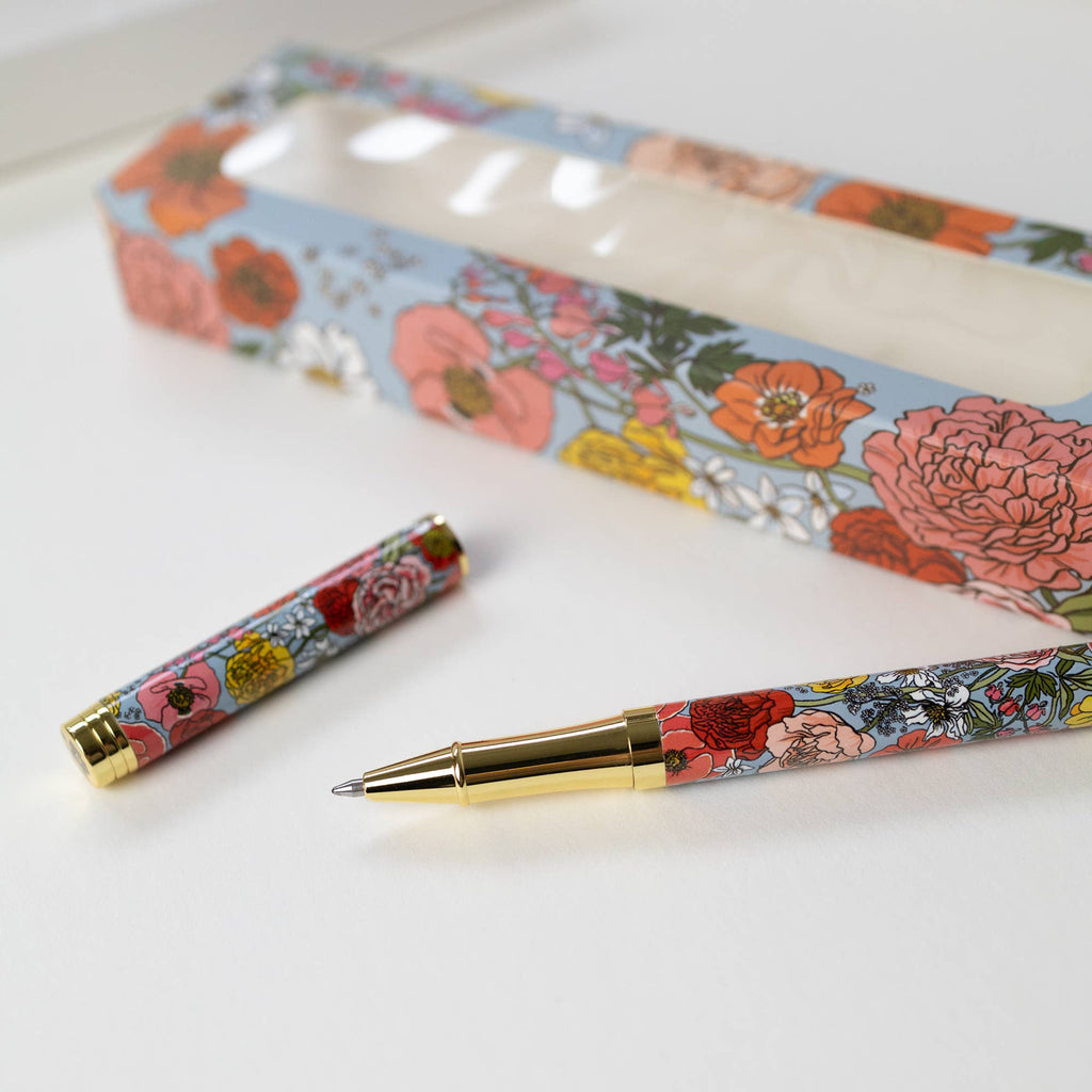 GARDEN FLORA | ROLLERBALL PEN - Freshie & Zero Studio Shop