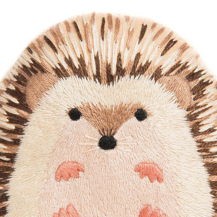 Embroidery Mini Plush Kit, Hedgehog - Level 3 - Freshie & Zero Studio Shop