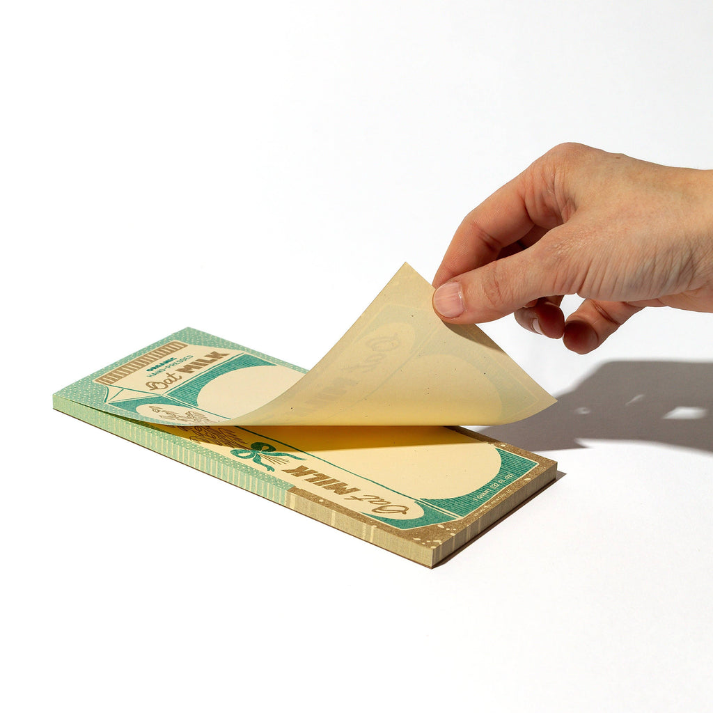 Oat Milk Risograph Notepad - Freshie & Zero Studio Shop