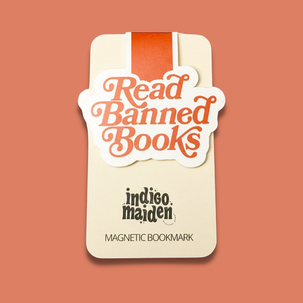 Read Banned Books Magnetic Bookmark - Freshie & Zero Studio Shop