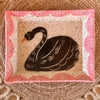 Sgraffito Black Swan Trinket Dish - Freshie & Zero Studio Shop