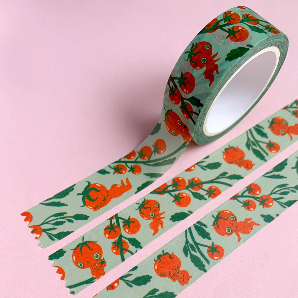 Saucy Tomatoes! Washi Tape - Freshie & Zero Studio Shop
