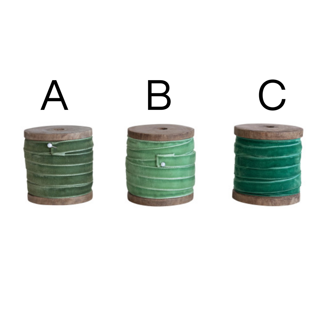Luxury Velvet Ribbon | 10 yards - Freshie & Zero Studio Shop