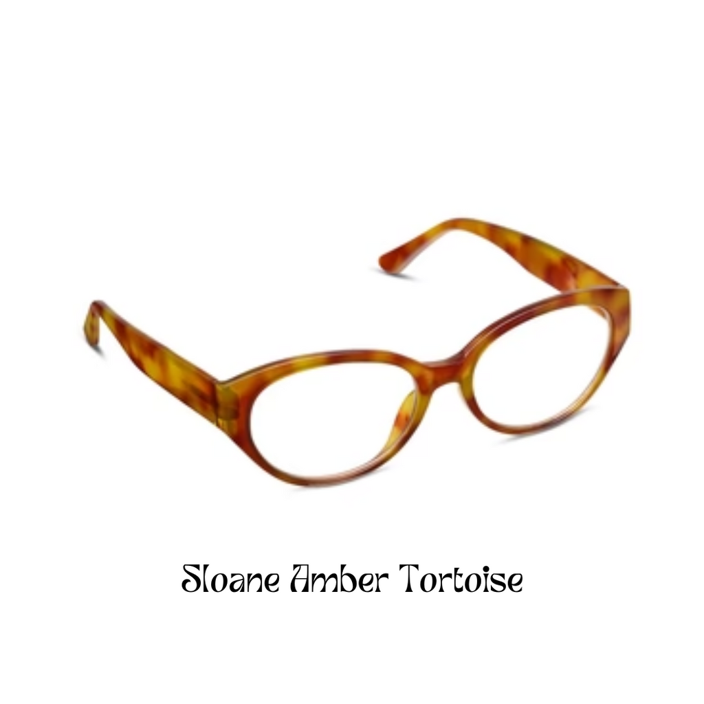 Peepers Reading Glasses: Sloane Amber Tortoise - Freshie & Zero Studio Shop