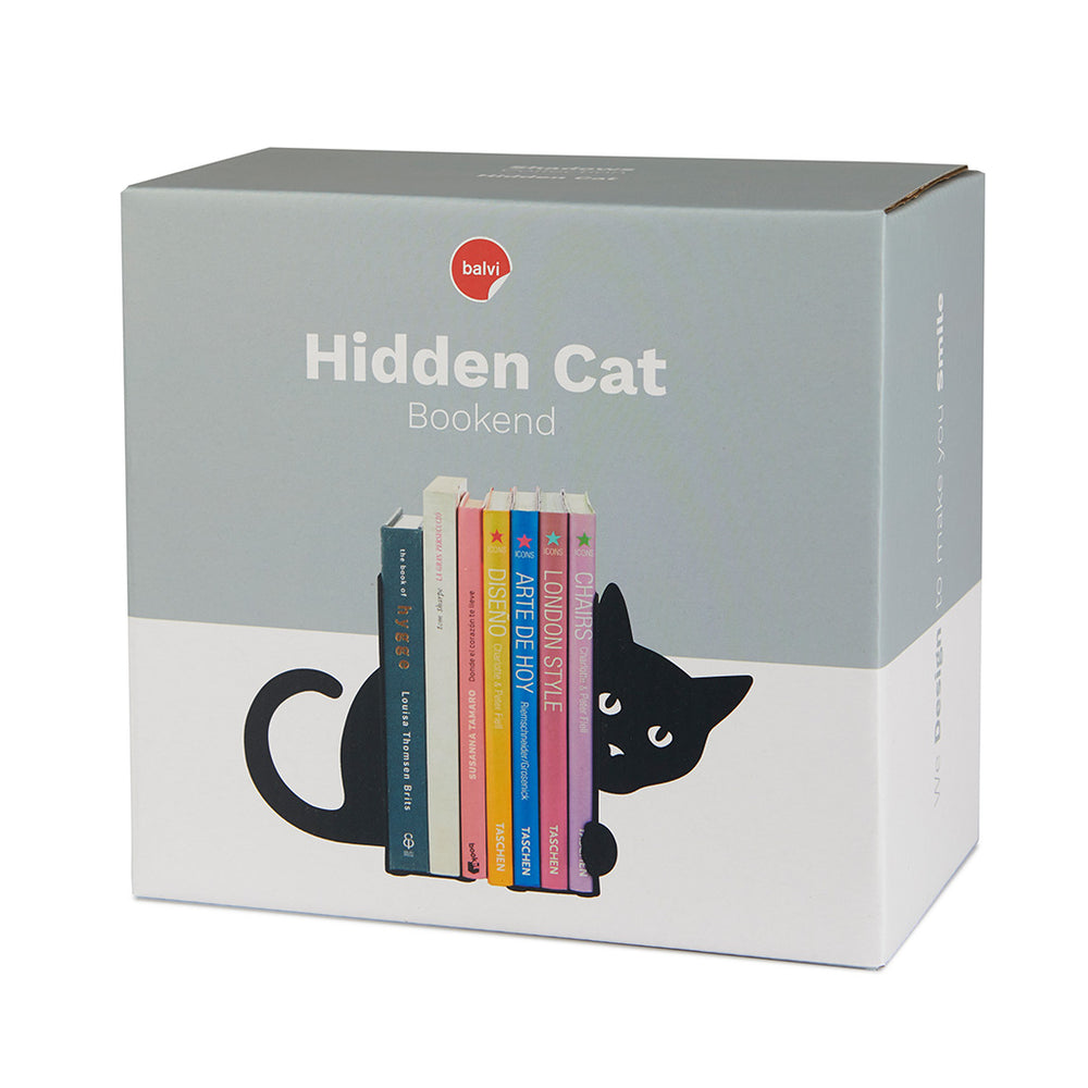 Black Cat Metal Bookends - Freshie & Zero Studio Shop