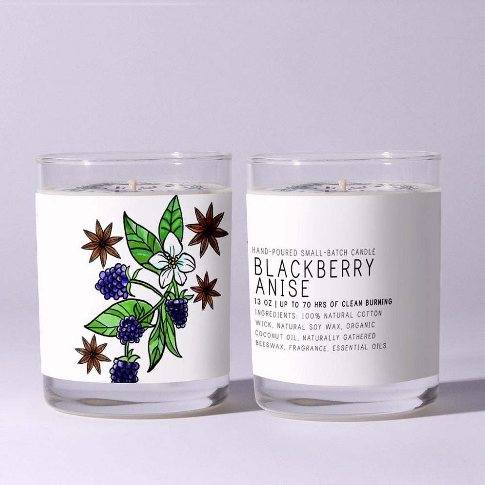 Blackberry Anise 7 oz - Just Bee Candles - Freshie & Zero Studio Shop