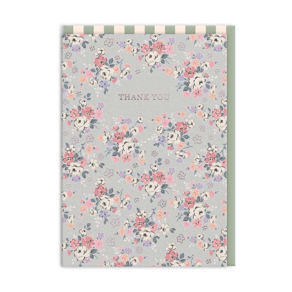 Clifton Rose Vintage Boxed Thank You Cards - Set of 6 - Freshie & Zero Studio Shop