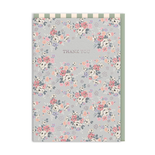 Clifton Rose Vintage Boxed Thank You Cards - Set of 6 - Freshie & Zero Studio Shop