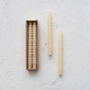 Ivory Pumpkin Shaped 10" Taper Candles | Set of 2 - Freshie & Zero Studio Shop