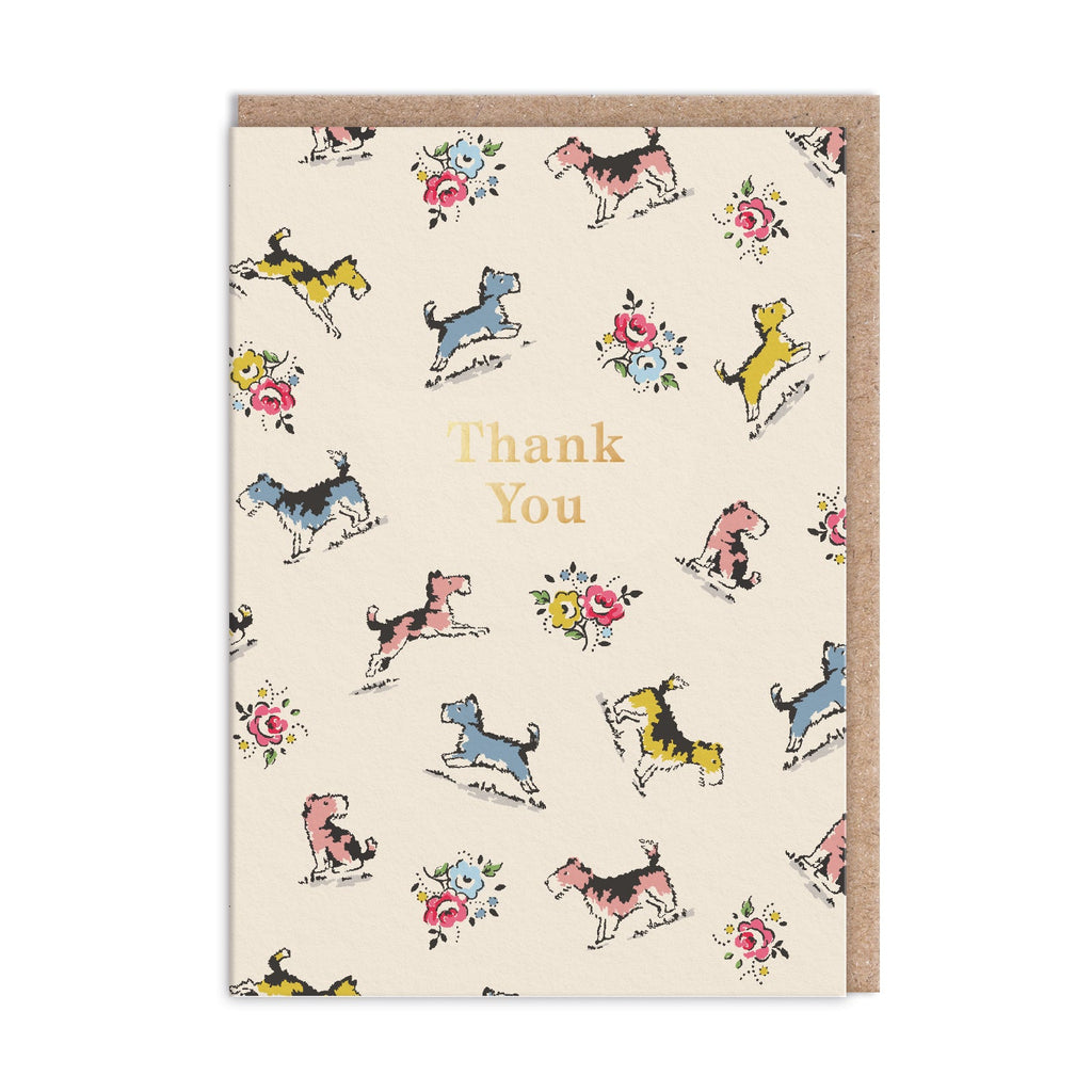 Scottie Dog Boxed Thank You Cards - Set of 6 - Freshie & Zero Studio Shop