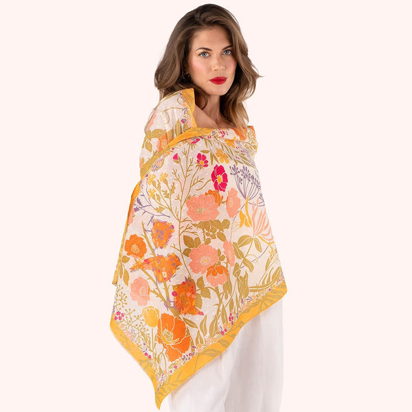 Cotton Scarf by Powder - Birds in Bloom - Freshie & Zero Studio Shop