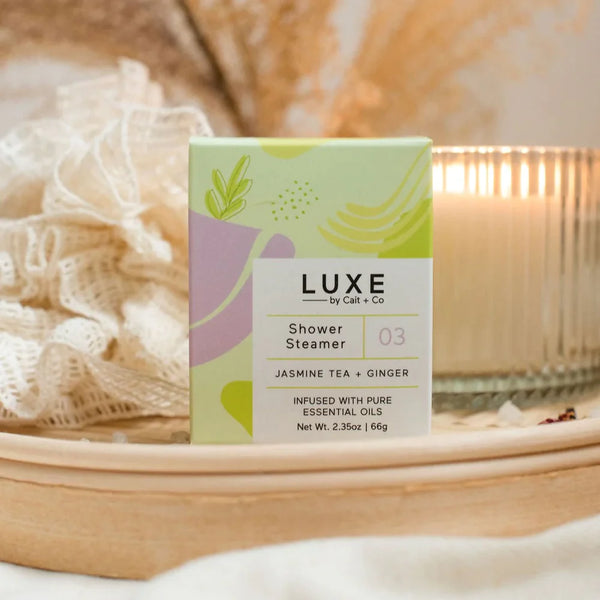 Shower Steamers - Jasmine Tea + Ginger - Freshie & Zero Studio Shop